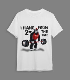 Obnoxious Male Shirt - I HANG 2" FROM THE KNEE